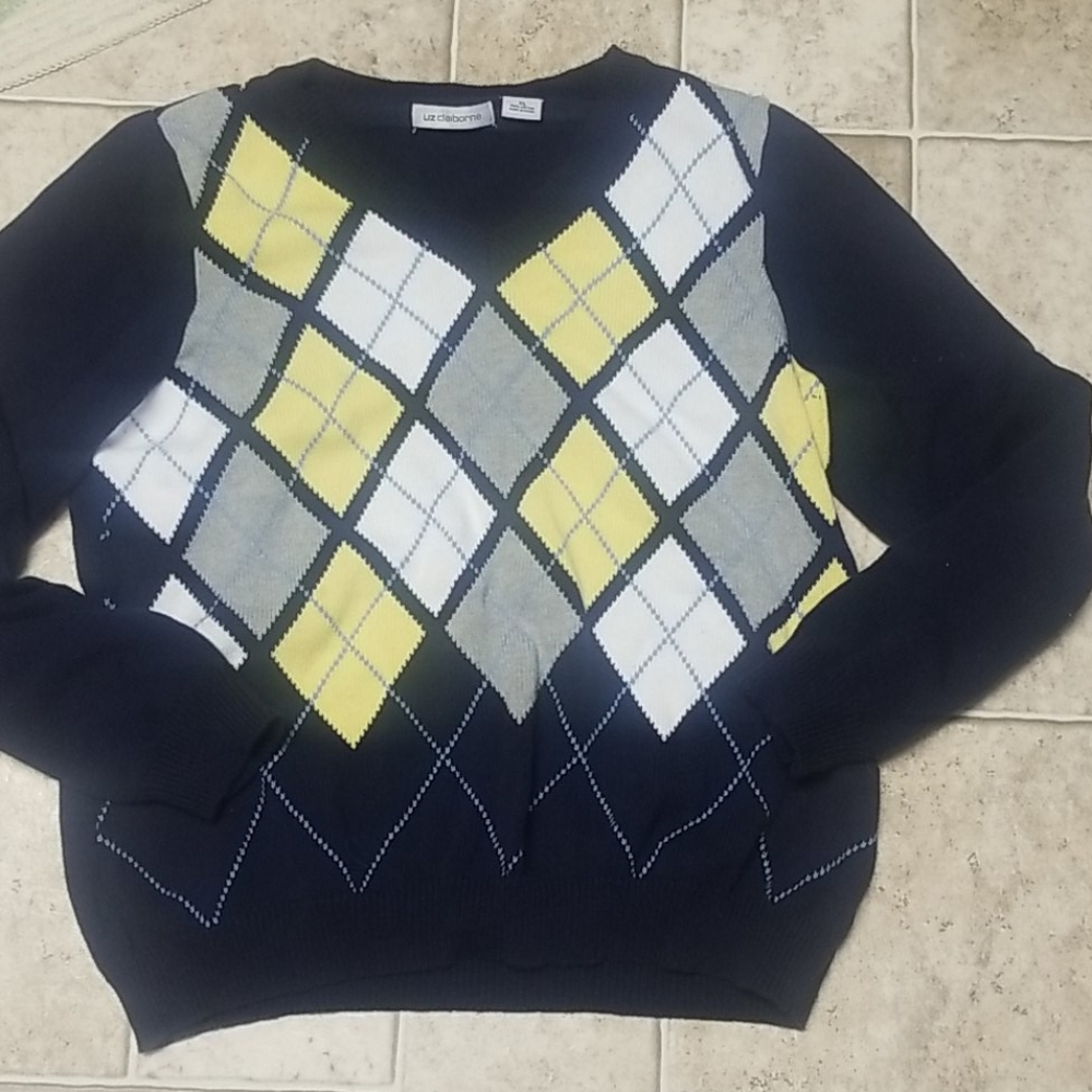 Plaid sweater